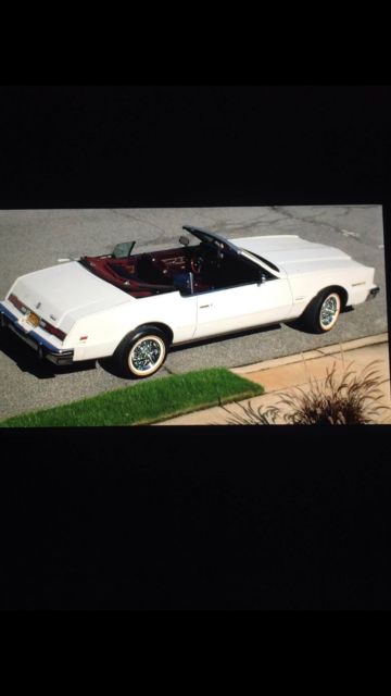 1985 oldsmobile toronado convertible 85 to 90% restored