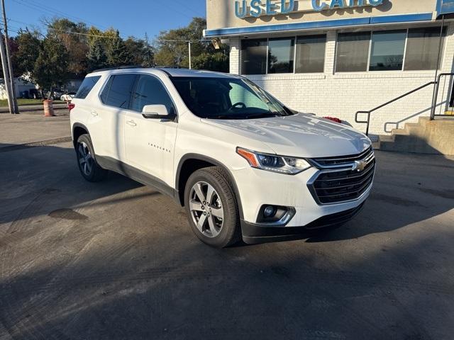 2021 chevrolet traverse lt leather