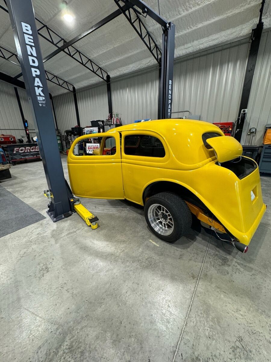 1936 ford coupe yellow