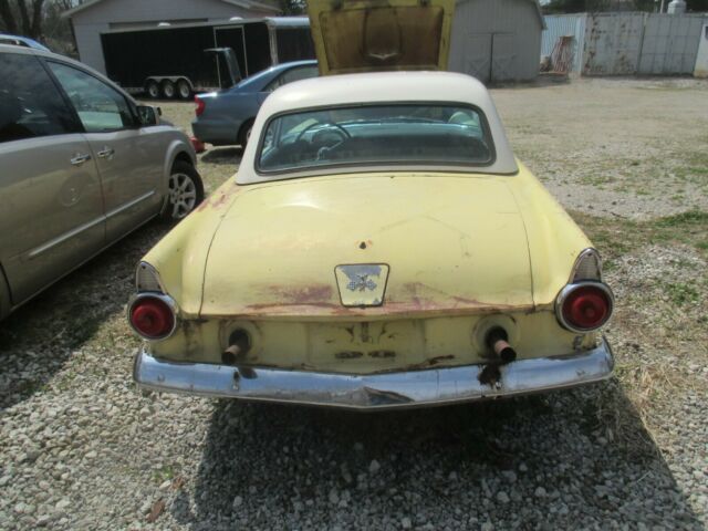1955 ford thunderbird convertible with removable hardtop, restoration project