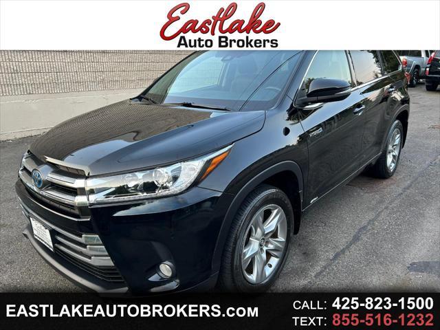 2017 toyota highlander hybrid platinum