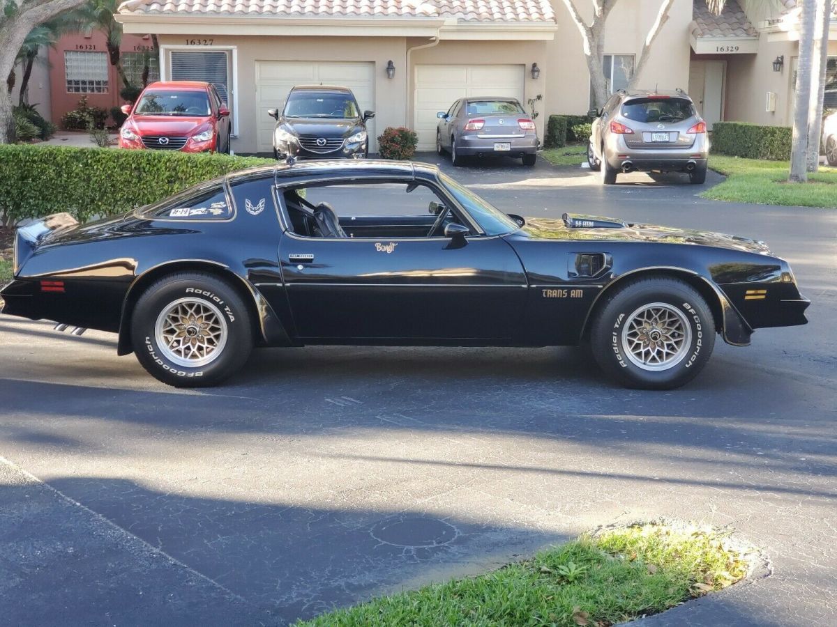 1978 pontiac trans am - y84 special edition - deluxe black interior - t-tops