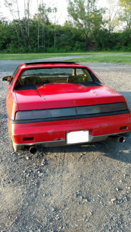 1985 pontiac fiero gt v6 4spd