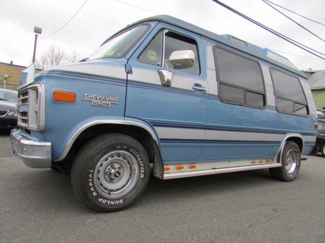 1986 chevrolet van 20 series high top conversion van barn find