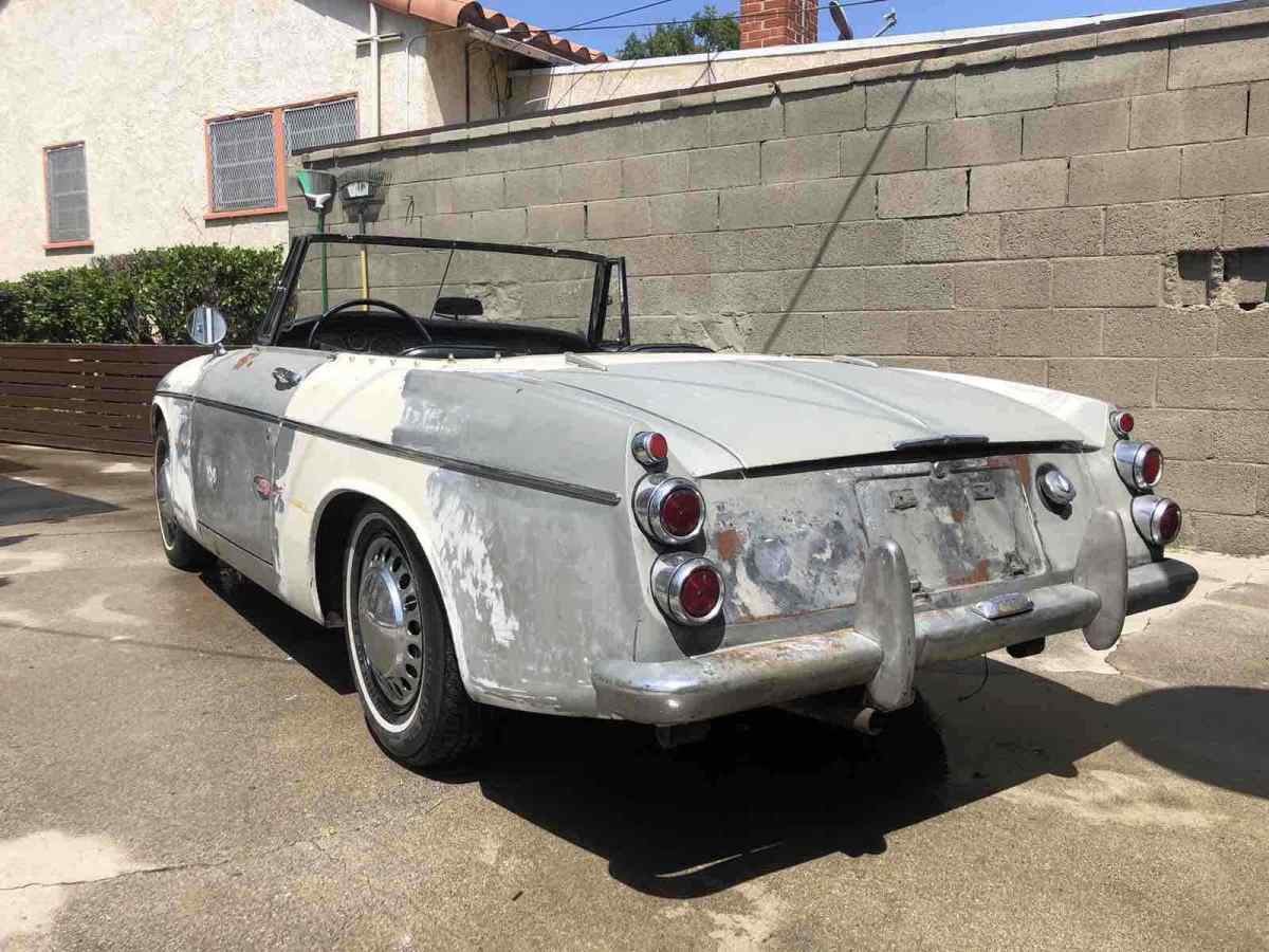 1965 datsun roadster convertible grey rwd manual
