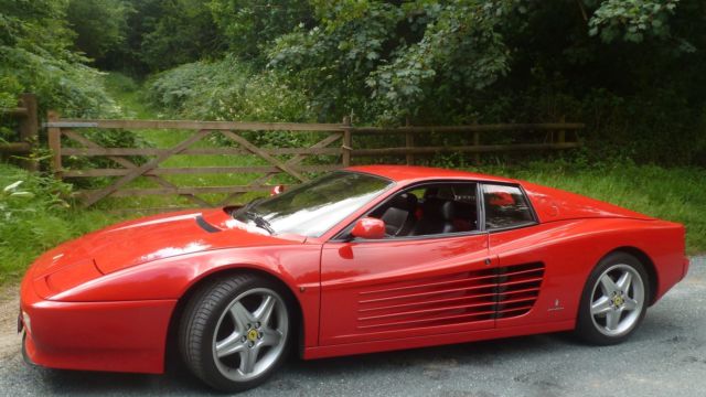 ferrari 512tr 1992 testarossa coupe left hand drive