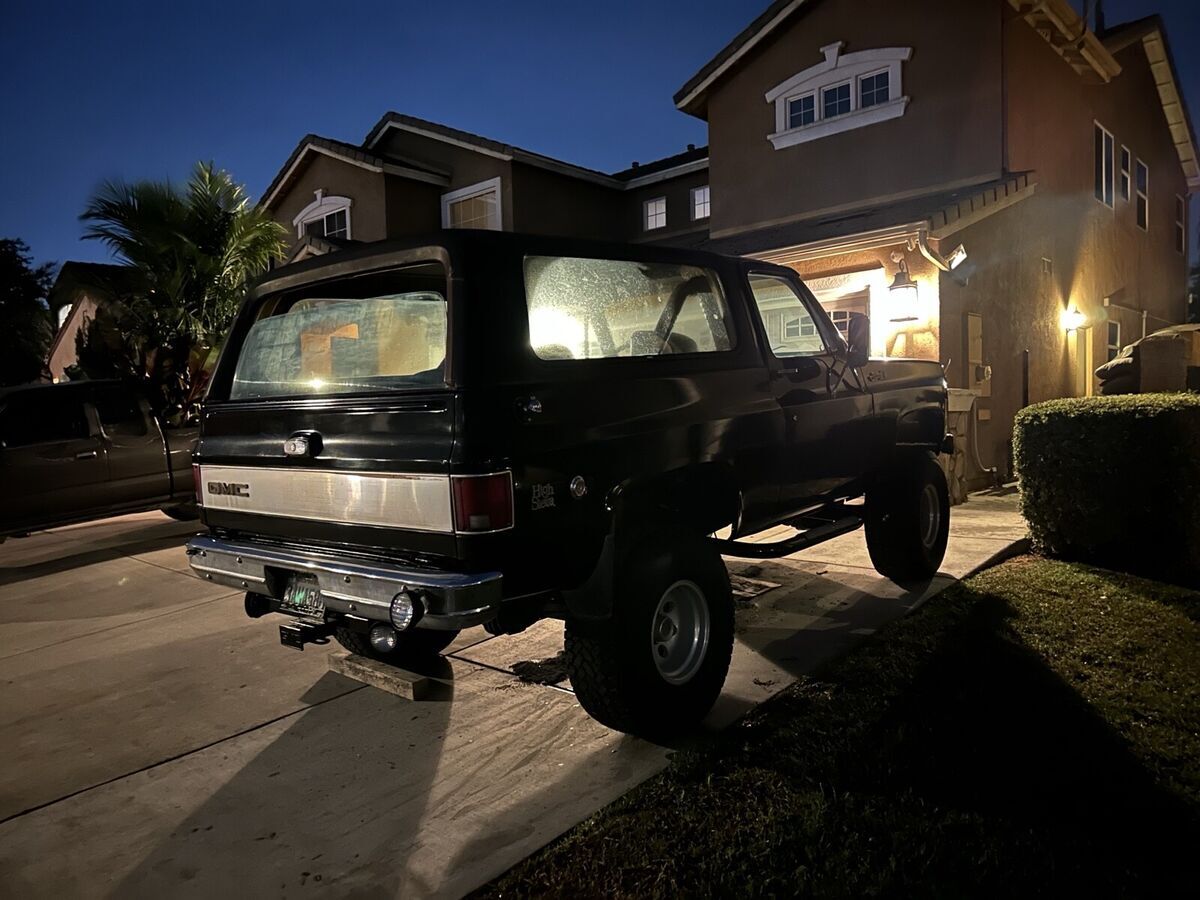 1978 gmc jimmy 5.7 black 4x4 clean