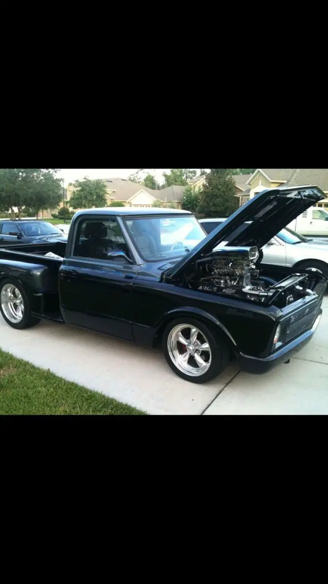 1968 chevrolet pickup black rwd automatic custom