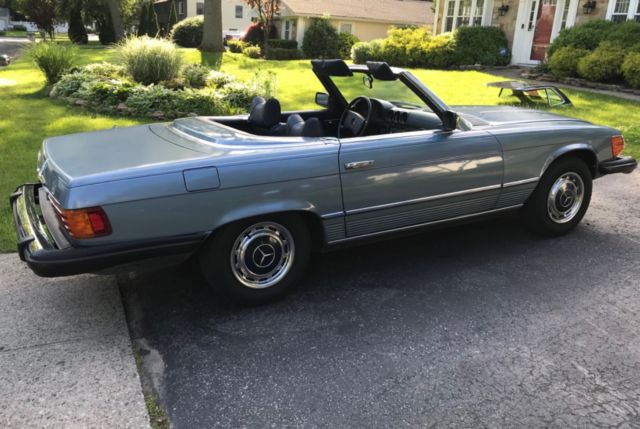 1977 mercedes-benz 450sl convertible hard top + soft top