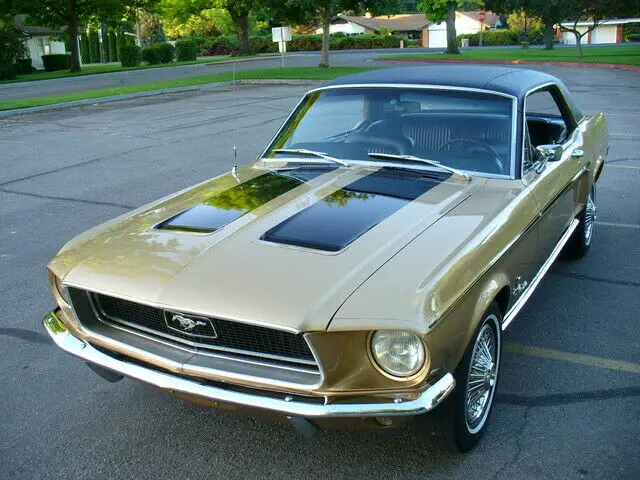 ford mustang 1968 "gold nugget" ltd edition