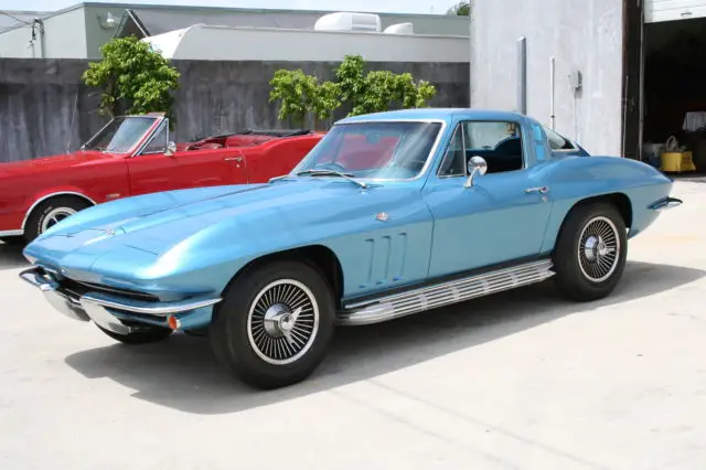 1965 corvette rare 327/365hp number match 4-speed factory a/c protecto plate