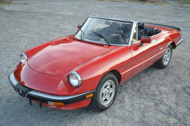 strong tight rust free alfa veloce spider
