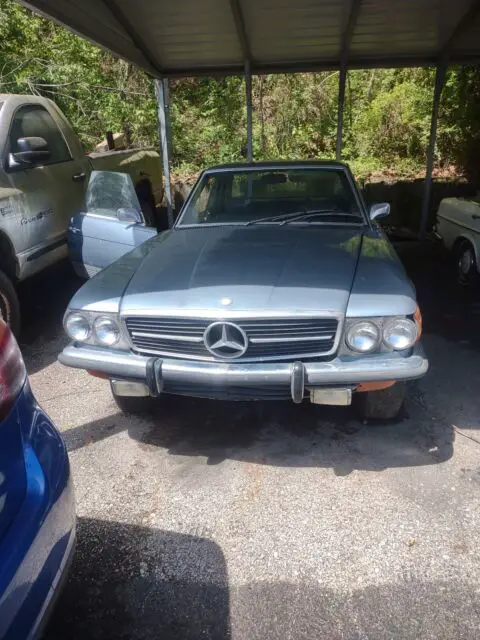 1973 mercedes-benz 450 slc coupe blue rwd automatic
