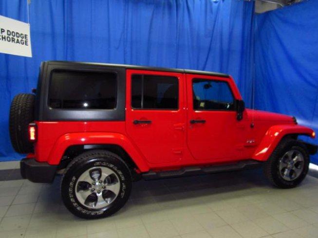 2016 jeep wrangler 4wd unlimited sahara for sale in anchorage, alaska