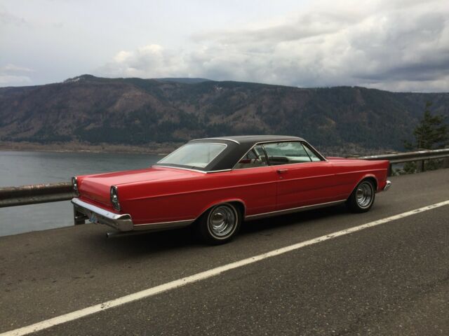 1965 ford galaxie fastback professionally restored red beauty 22mpg!