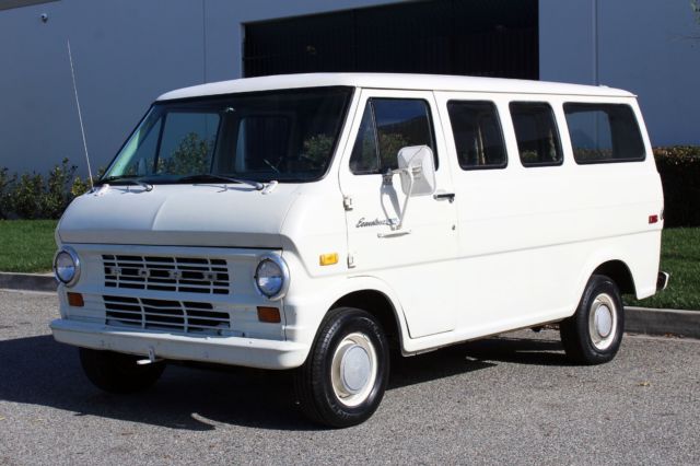 california 1974 ford econoline 100 "shorty", 100% rust free, runs-engine knock