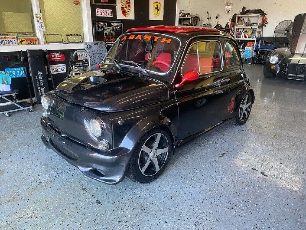1971 fiat 500 abarth cabrio 26751 miles black select select