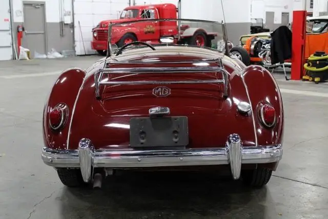 1957 mg mga 977 miles burgundy roadster 1798cc 4cyl 4 speed manual