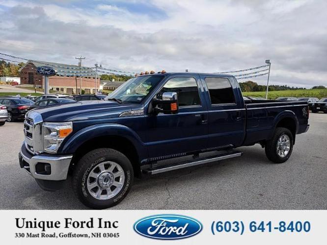2014 ford f-350 super duty lariat 4x4 lariat 4dr crew cab 6.8 ft. sb srw pickup for sale in goffstown, new hampshire