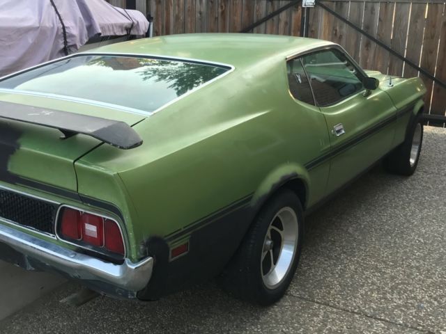 1972 mustang mach 1 barn find q code