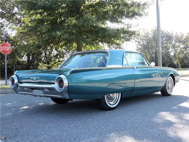 1961 ford thunderbird 54,273 miles teal blue coupe 390 v8 automatic