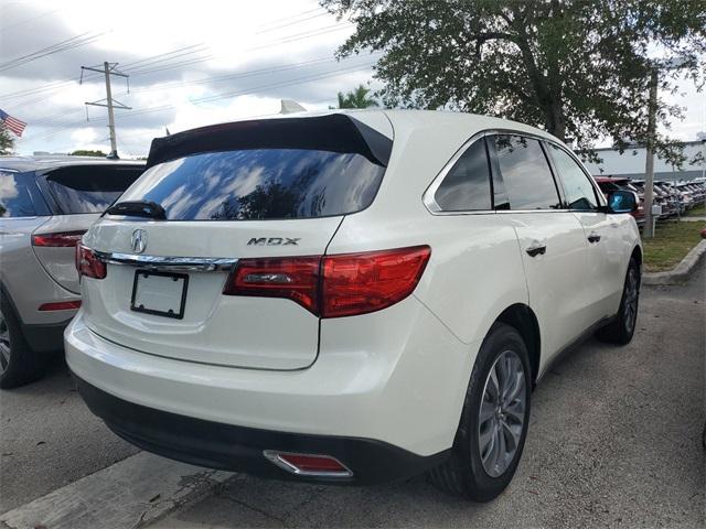 2016 acura mdx 3.5l