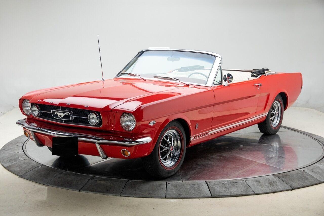 1965 ford mustang k code convertible v8 manual convertible red