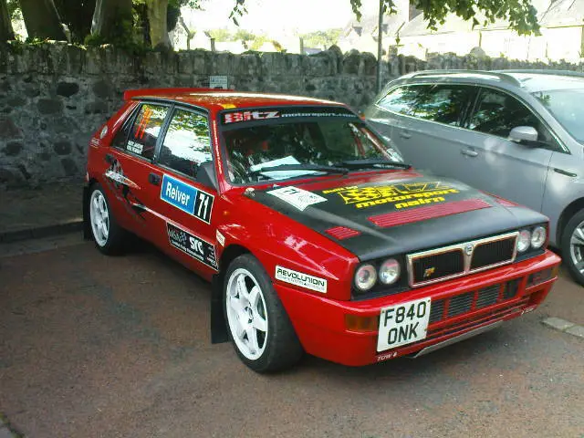 1989 lancia delta integrale group a rally car