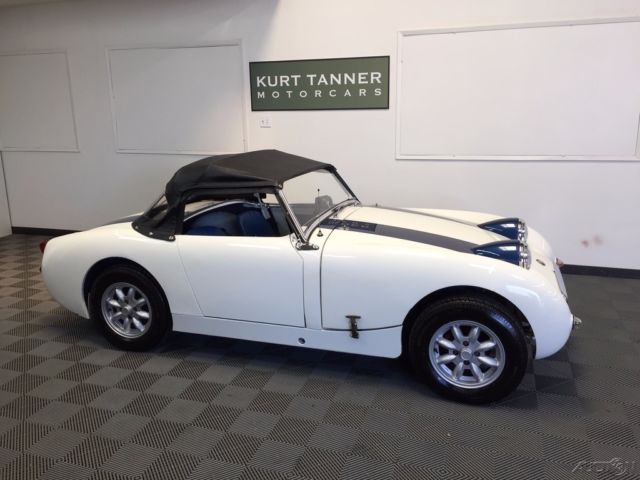 1960 austin healey bugeye sprite. upgraded 1275cc engine. minilite alloys. fun