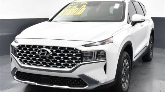 2023 Hyundai Santa Fe hybrid blue