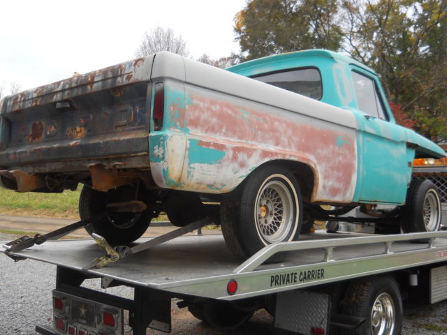 64 ford f100 barn find, street rod, orginal, pro street, truck project