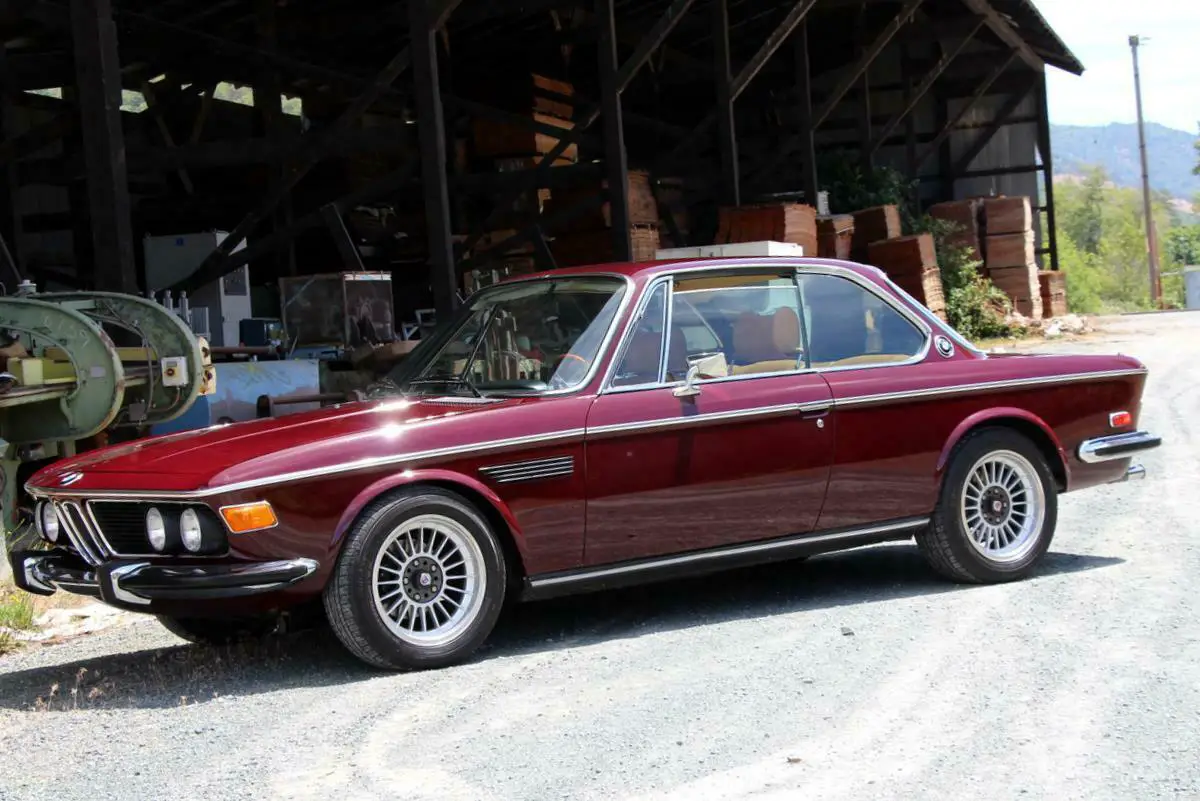1974 bmw 3.0cs 68,871 miles malaga 3.3 liter manual