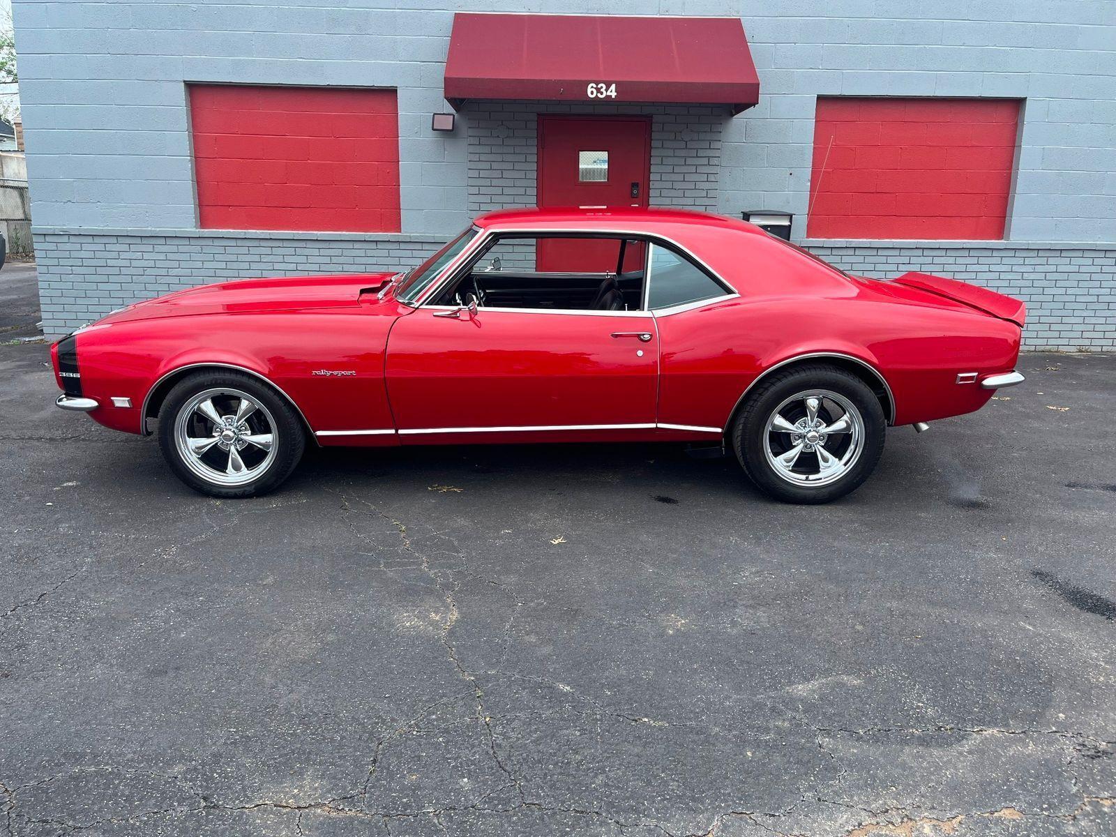 1968 chevrolet camaro rally sport 396 v8 big block engine