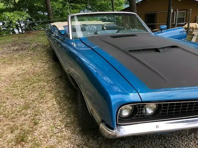 auto sales ford torino 1970 convertible 351 cleveland gt blue with white top