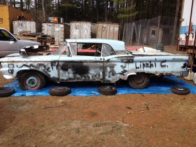 1959 ford fairlane 500 skyliner retractable hardtop convertible pair (2)