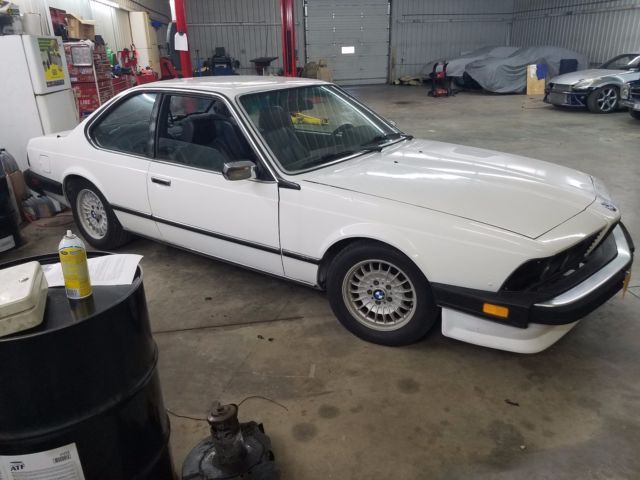 1984 bmw 633csi 5-speed california car- new bilstein sport struts, h&r springs