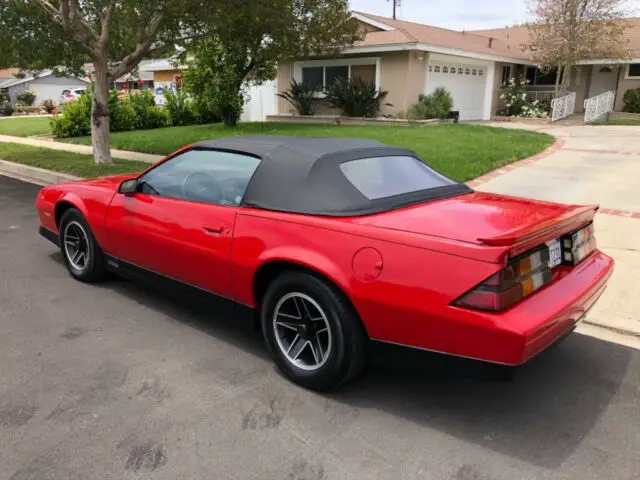 1989 chevy camaro rs iroc z28 convertible 85k original miles see video,pics nr!!
