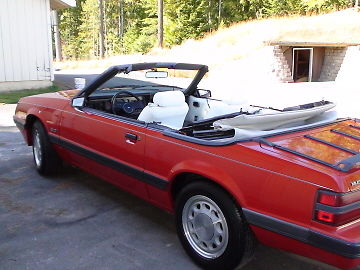 1986 mustang convertible - 5.0 l v8 automatic