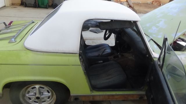 mg miget with removable hardtop, 1976