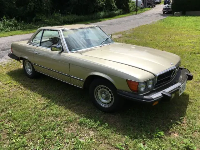 1981 mercedes benz 380sl convertible hardtop