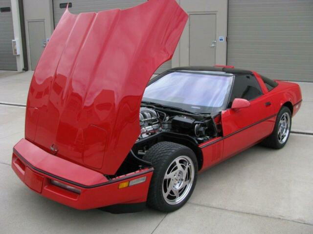 1990 chevy corvette zr1 - 6 speed - only 18k miles! super clean & red! wow! zr-1