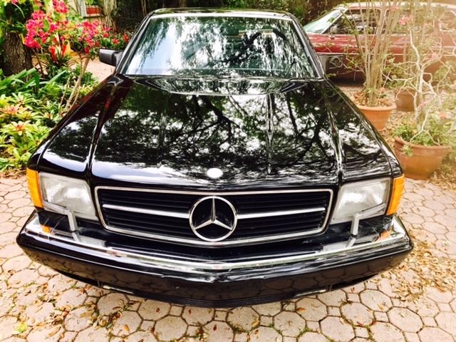 1989 mercedes-benz 560 sec 2 doors black collectible