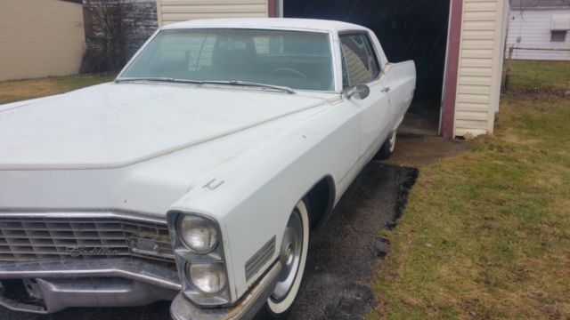 2 1967 cadillac coupe devilles - no reserve