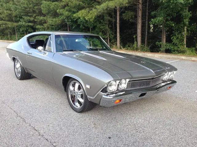 1968 chevelle 496ci 600hp stroker 700r4 4w pdisc vintage ac pro street resto-mod