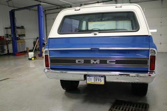 1972 gmc jimmy 76741 miles blue automatic