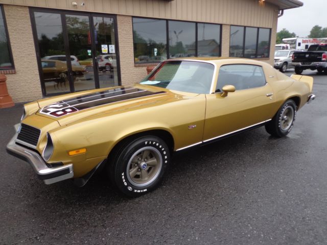 1974 chevolet camaro z/28 lt 4spd 28,395 original miles