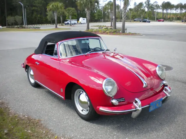 963 porsche 356 b cabriolet, a very special california car purchased in 1967!
