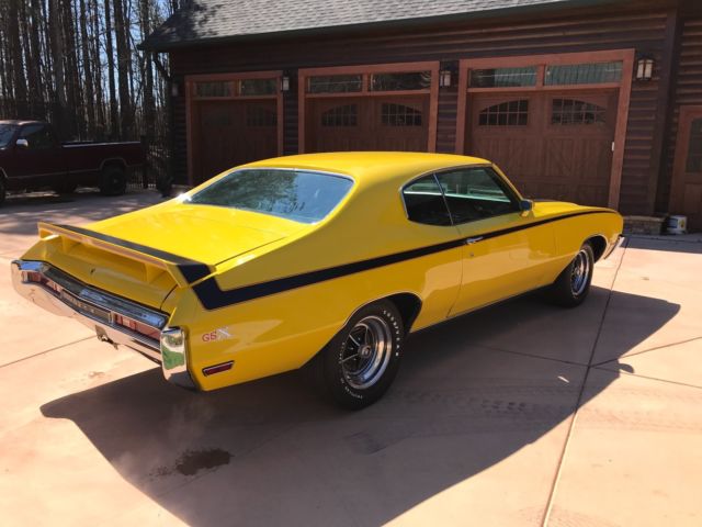 1970 stage 1 buick gsx - #266 - fresh restoration - saturn yellow