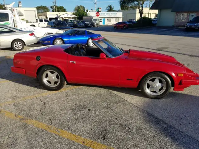 v8 400hp datsun 280zx all steel custom convertible with a/c and gm 700r4 auto