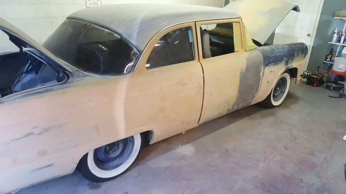 1956 ford mainline sedan grey rwd automatic 1956 victoria, not installed